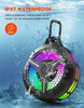 Bluetooth Shower Speaker, IP67 Waterproof Portable Speakers, Small Outdoor Speaker with LED Light, True Wireless Stereo for Home