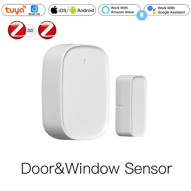 Zigbee Smart Gateway Hub Home Automation Scene Security Alarm Kit PIR Door&Window Temperature&Humidity Sensor Monitor Smart Life