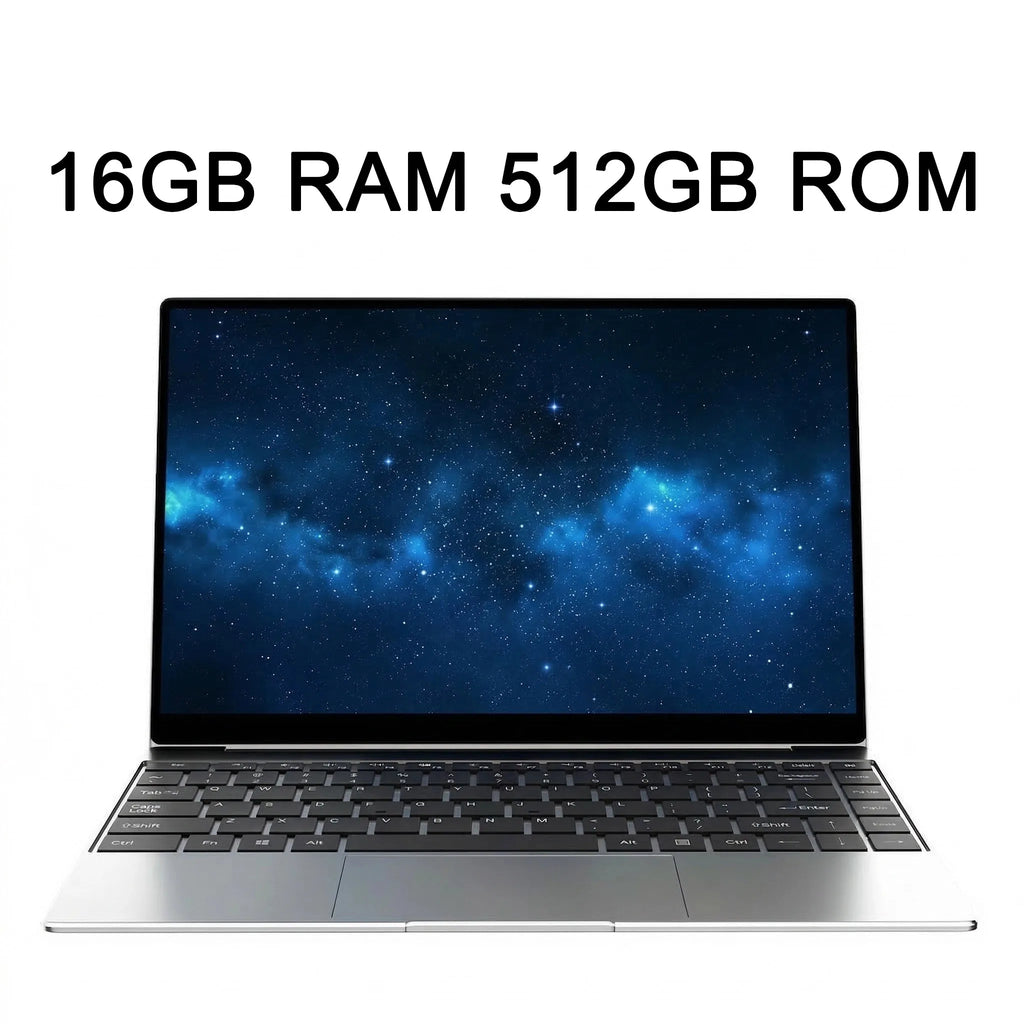 New Ultra Slim 14.1 Inch Laptop Intel 4405U 16GB RAM 2TB SSD 1920*1080 FHD Display Windows 11 Pro Office Study Computer
