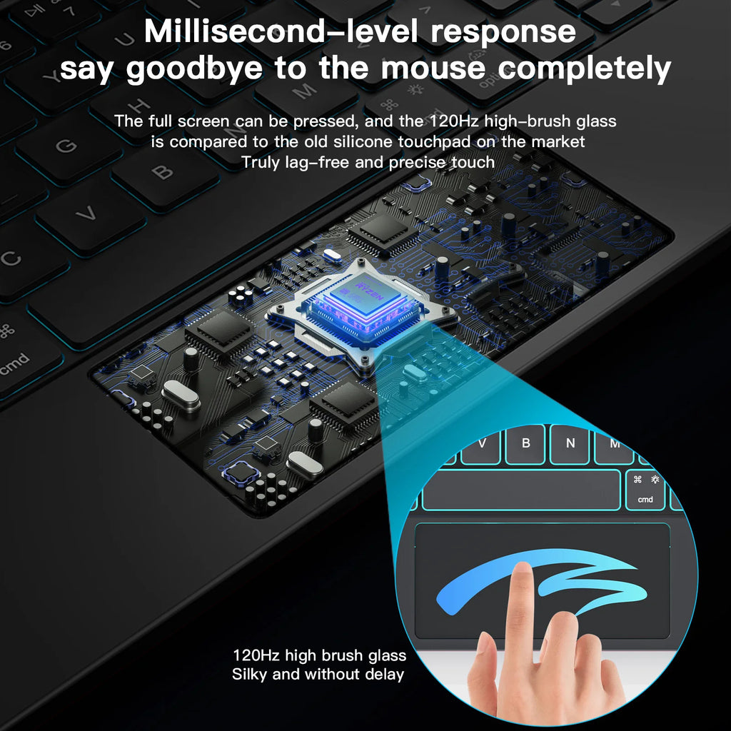 Magic Keyboard  for iPad 10th 10.9 inch Case for iPad 11th 10.9 inch A16 2025 Generation Cover Smart Cover Magic Keyboard