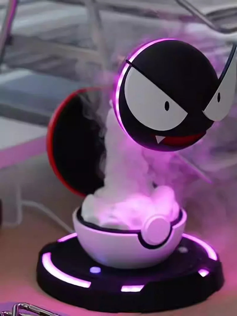 Plug In Gastly Luminous Humidifier Personalized 3d Printed Cool Decor Desk Shelf Decoration Nostalgia Christmas Gamer Birthday