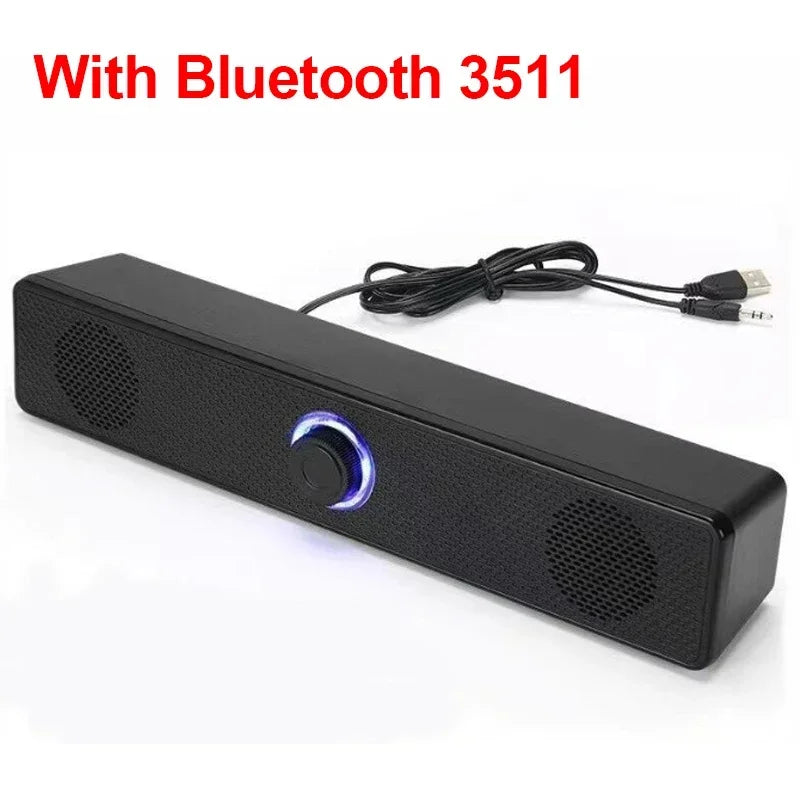 Bluetooth Long Wired Small Speaker Double Speakers High Volume Computer Mobile Phone Home TV Notebook Multimedia Desktop Speaker