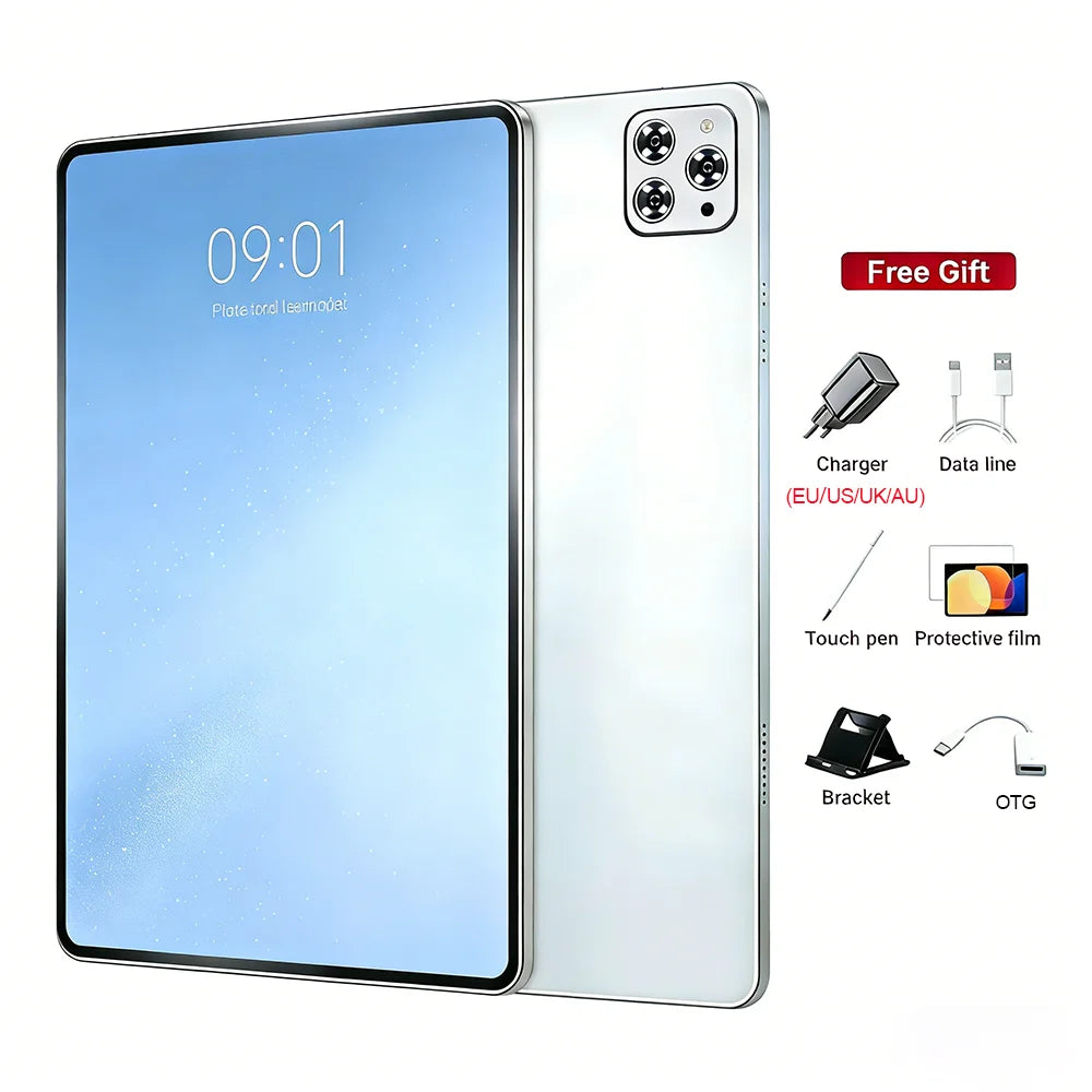 2026 12inch IPad Air Pro 5G Tablet PC 20000mAh Snapdragon 8Gen3 Android 16 24GB 2TB 5G Dual SIM GPS WIFI Network Original Tablet