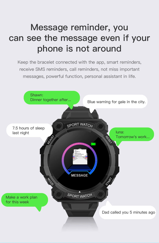 Y56 Smart Watches Men Women Bluetooth Smartwatch Round Touch Smart Bracelet Fitness Bracelet Connected Watches for IOS Android