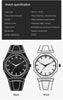 Lightweight Polycarbonate case high tech black men's watch classic simple silicone strap men's quartz watch fashion style clock