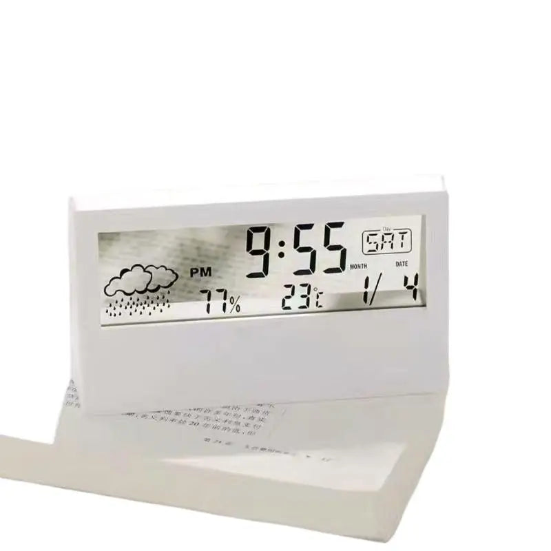 Home Essential – Indoor LED Digital Thermometer, Hygrometer Clock and Weather Station