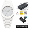 New Trend Fashion Men Watch Business Men Quartz Watch Classic Waterproof Round Watches Art Arabic Digital Dial Men's Clock
