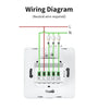 Smart Home  Homekit Smart WiFi Push Button Wall Switches 1/2/3Gang LED Room Lights for iphones Works with Siri Voice