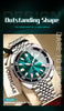 POEDAGAR Business Men Watch Date Week Waterproof Luminous Luxury Man Wristwatch Sports Stainless Steel Men's Quartz Watches Male