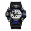 Men's Watch Fashion Sports Electronic Wristwatch Large dial Multifunctional Waterproof Luminous Alarm Kids Male's Military Watch