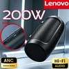 Lenovo Bluetooth Speaker Dual Speaker Stereo TF USB Playback FM Voice Broadcasting Subwoofer Outdoor Wireless Portable Speakers