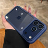 Intelligent Camera Touch Button Crystal Clear Phone Case for iPhone 17 Pro Max 17 Pro 17 Air Transparent Shockproof Cover Funda