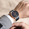 CRRJU Brand Creative Multifunction Male Wristwatch Date Display Stainless steel Men Quartz Watch Waterproof Sports Chronograph