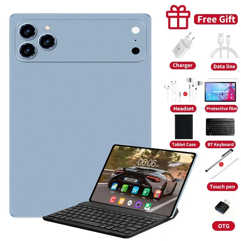 New iPad 17 Pro Max 11.6-inch Tablet Dual SIM 24GB 2TB MTK G99 Android16 4K HD 5G Dual Card Video call WIFI MI Global Version PC