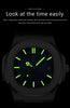POEDAGAR Top Luxury Man Watch Date Waterproof Luminous Leather Watches For Men High Quality Square Men's Quartz Wristwatch Reloj