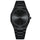 Modern minimalist personality creative all-black men's watch Arabic digital sports leisure alloy men's watch unique design watch