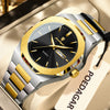 POEDAGAR Fashion Brand Male Wristwatch Waterproof Luminous Stainless Steel Men Clock Date Week Casual Quartz Men's Watches Reloj