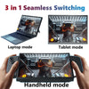 10.5 Inch Mini Video Game PC Gaming Player with Wifi 3 in 1 Tablet Laptop  N95 Detachable Touch Screen PC