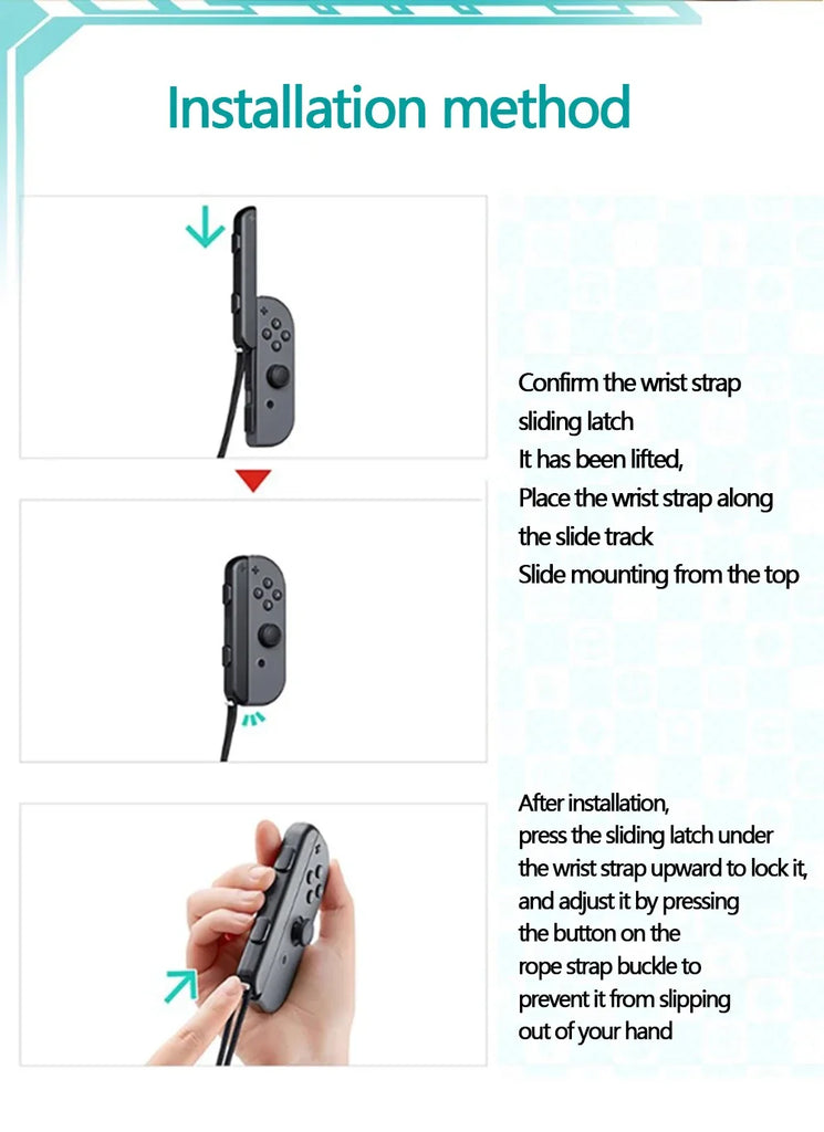 Gaming Accessories Game Grip OLED Gamepad Controller Gamepad Hand Rope Joy-con Wrist Strap Laptop Video Games Accessories