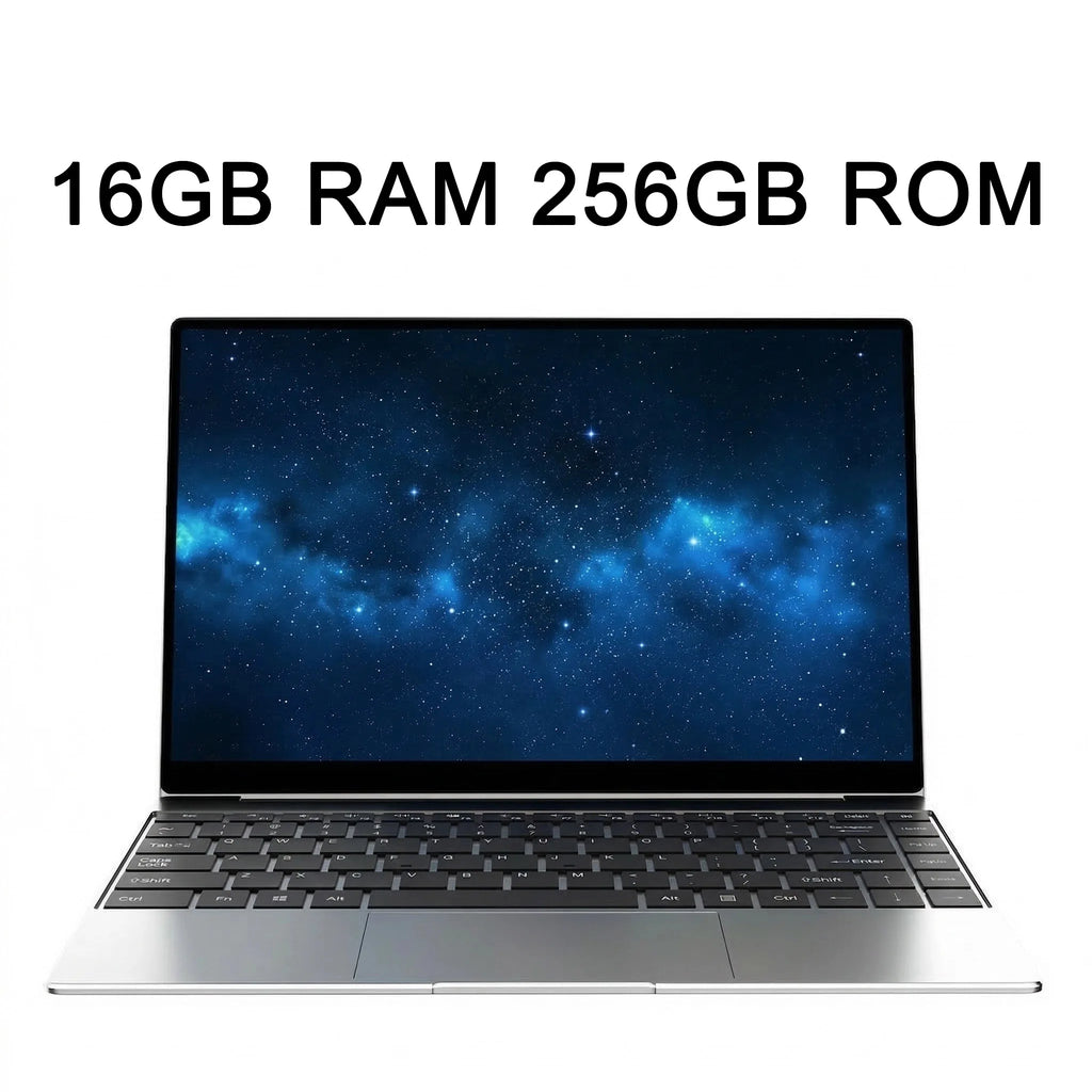New Ultra Slim 14.1 Inch Laptop Intel 4405U 16GB RAM 2TB SSD 1920*1080 FHD Display Windows 11 Pro Office Study Computer