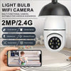 Smart Home 2.4G E27 Bulb Wifi Surveillance Camera HD Night Security Video Surveillance Supprt Two Way Audio Mobile Motion