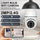 Smart Home 2.4G E27 Bulb Wifi Surveillance Camera HD Night Security Video Surveillance Supprt Two Way Audio Mobile Motion