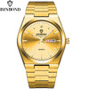 BINBOND Fashion New Men Business Watch Leisure Quartz Stainless Steel Buckle Watches Waterproof Luminous Calendar Men's Watches