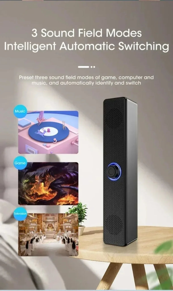 Bluetooth Long Wired Small Speaker Double Speakers High Volume Computer Mobile Phone Home TV Notebook Multimedia Desktop Speaker