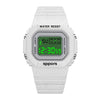 YIKAZE Sports Watch Boys Girls Student LED Electronic Watch Colorful Men Women Square Digital Watches Waterproof Rubber Clock