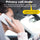 Bluetooth 5.4 Speaker Handsfree Car Kit Sun Visor Clip Wireless Audio Receiver Speakerphone Loud Music Player with Ambient Light