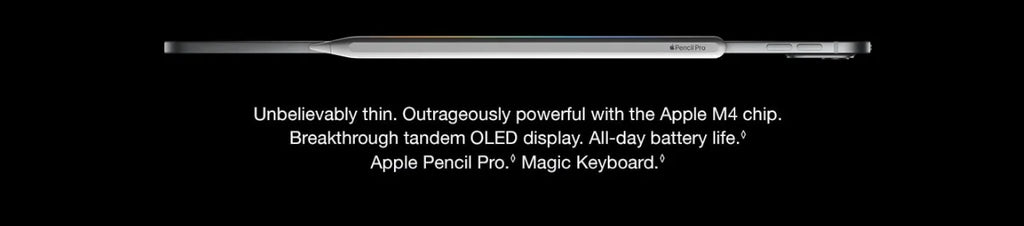 2024 IPad Pro M4 chip 11Inch/13Inch 256G/512G/1T/2T SSD 8G/16G RAM WiFi Cellular Face ID eSIM WIFI/5G.