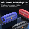 Lenovo Bluetooth Speaker Dual Speaker Stereo TF USB Playback FM Voice Broadcasting Subwoofer Outdoor Wireless Portable Speakers