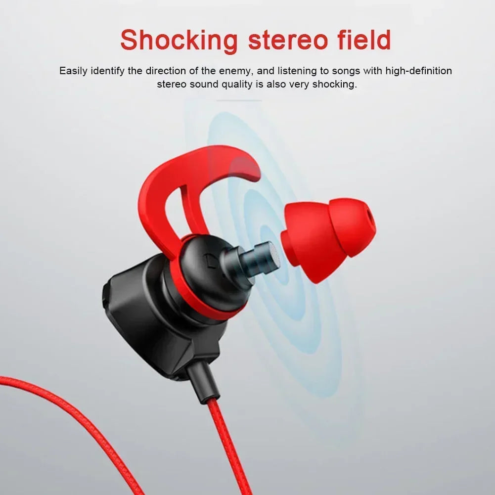 Universal Wired Earphone Headset Gamer Headphones Gaming Earbuds With Mic For Pubg PS4 CSGO Casque Phone Tablet Laptop Game