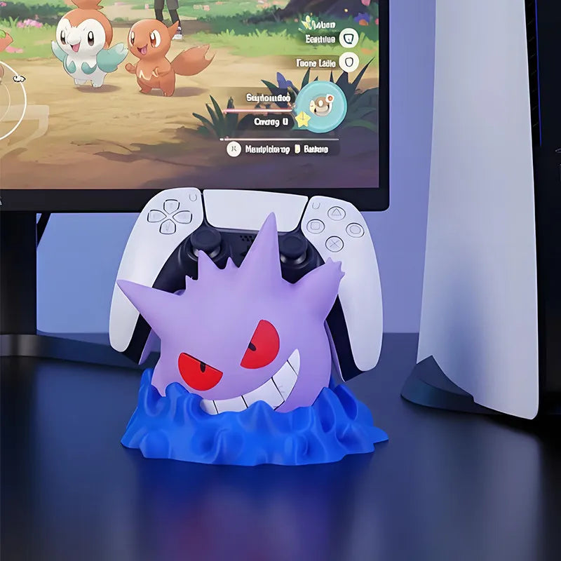 Gengar Game Controller Stand Headphone Holder For Ps5 Xbox Switch Desktop Storage Organizer Gaming Accessories For Adult Gamers