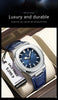 POEDAGAR Top Luxury Man Watch Date Waterproof Luminous Leather Watches For Men High Quality Square Men's Quartz Wristwatch Reloj
