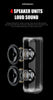 Bluetooth Speaker Wireless LoudSound Subwoofer Outdoor Portable Heavy Bass Fabric Speaker TWS Stereo RGB Ambient Light Speakers