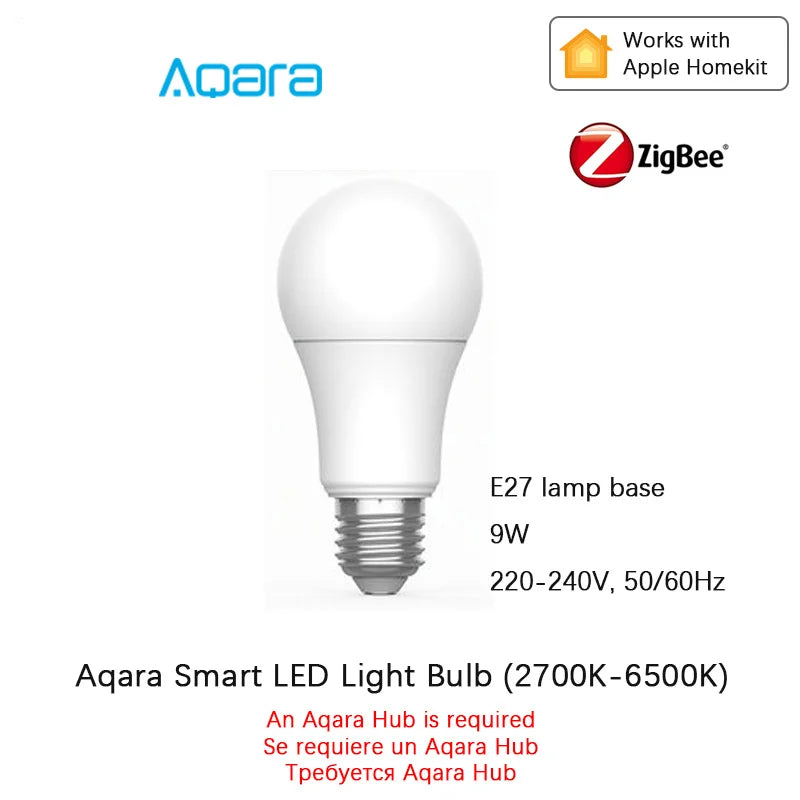 Aqara Smart Home Kits Zigbee Gateway Hub M1S Wireless Switch Lamp Door Motion Temperature Sensor for Mihome Homekit