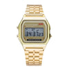 F91W Non-Waterproof Steel Band Watch For Women, Men, Business Clock, Multi-Functional LED Digital Sports Watch, Electronic Clock