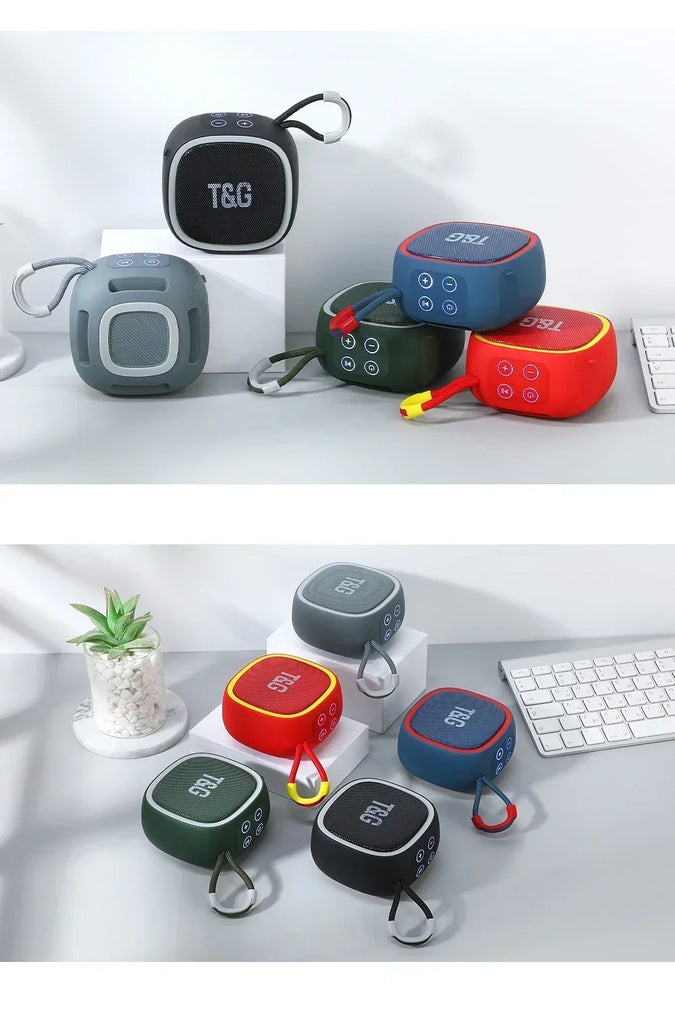Bluetooth Speaker Mini Portable IPX4 Waterproof Wireless Loudspeaker Support TF FM Card BT TWS Stereo HIFI Sound Box Car Audio