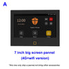 7 inch 4G & WiFi Home Alarm Host System Wireless GSM Big Screen Touch Panel Tuya Smart Security Protection Kit Remote Control