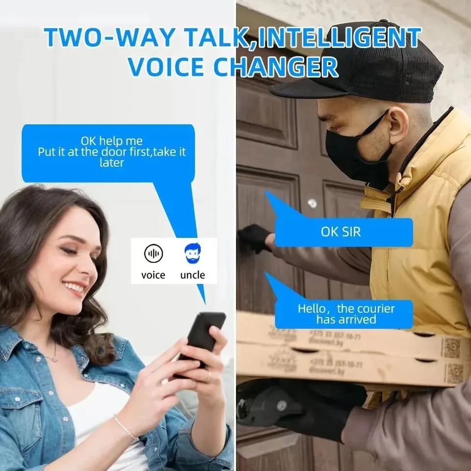 NEW HOT Wireless Smart Video Doorbell, Secure Home Monitoring2.4G WiFi Home Security Camera, 2-way Audio, Night Vision, Battery