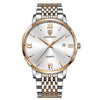 POEDAGAR Luxury Sports Men's Wristwatch Stainless Steel Waterproof Date Man Watch High Quality Casual Fashion Quartz Men Watches