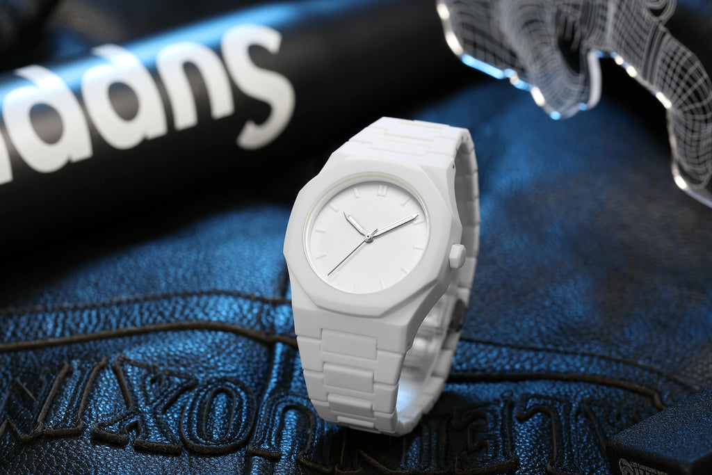 Simple casual men's women's watches, macaroon color quartz watches, round dial quartz watches, suitable for daily life, gifts