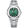 POEDAGAR Top Luxury Brand Man Watch Sports Waterproof Luminous Date Men Wristwatch Square Dial Quartz Men's Watches High Quality