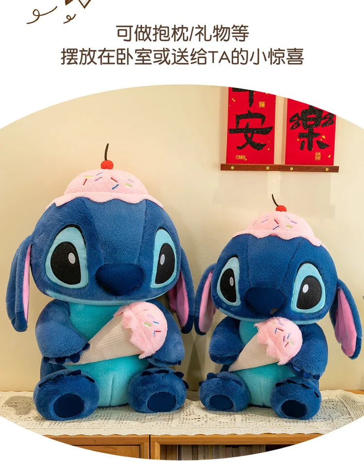 23/45cm Giant Stitch Plush Toy Girl Sleep Pillow Large Plushies Cloth Doll Children's Birthday Gift