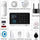 Smart Home GSM Alarm System 4G Wifi System for House Security Wireless with Door Sensor Work with Smart Life APP for Alexa
