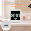 Smart WiFi Digital Desk Clock Weather Station Multi-Functional Alarm GIF Display Desktop Decor Gadget for Bedroom Home Office
