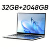 New Ultra Slim 14.1 Inch Laptop Intel Core I3-6100U 32GB RAM 2TB SSD 1920*1080 FHD Display Windows 11 Pro Office Study Computer