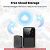 NEW HOT Wireless Smart Video Doorbell, Secure Home Monitoring2.4G WiFi Home Security Camera, 2-way Audio, Night Vision, Battery
