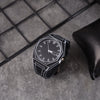 Lightweight Polycarbonate case high tech black men's watch classic simple silicone strap men's quartz watch fashion style clock